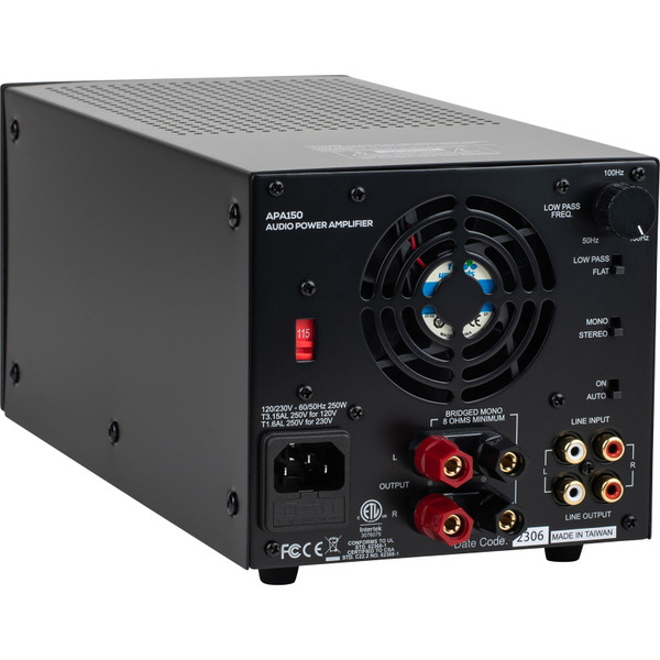 Alternate view 5 for Dayton Audio APA150 150W Power Amplifier 300-812